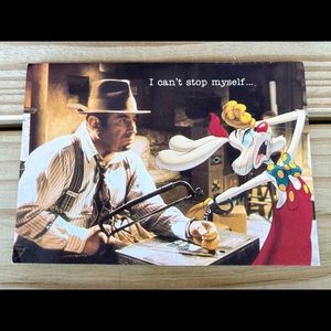 Disney Who Framed Roger Rabbit Vintage Greeting Card Love Humor Bob Hoskins 1987